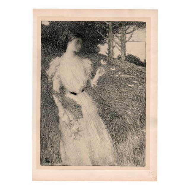 Ernest Laurent, Soir d'Octobre, 1898, Lithograph on Paper For Sale
