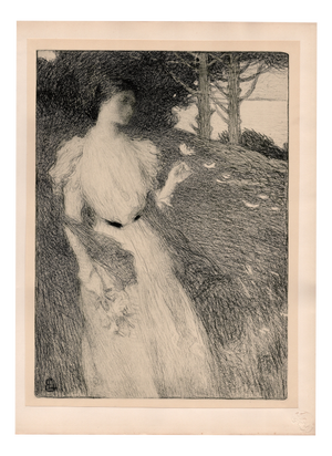 Ernest Laurent, Soir d'Octobre, 1898, Lithograph on Paper