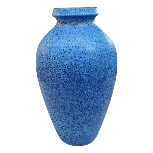 1960s Ceramic Vase with Lava Foam Glaze from Fohr, 1960s For Sale - Image 5 of 5
