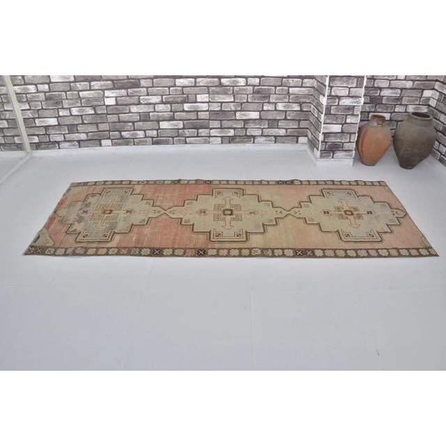 Handmade wool carpet in Turkish Anatolia , Vintage Oushak Rug,Turkish Vintage Anatolian Rug, Handmade wool Rug . One Of...