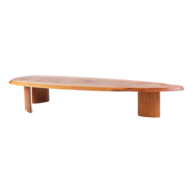 French Wooden Coffee Table, 1960s For Sale