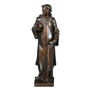 Forestier, Dante, Late 1800s, Bronze For Sale