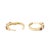 Stones: diamond, 4 round brilliant cut 2.8 mm .32 ctw FG color/ SI1-I1 clarity ruby, 6 round 3 mm .75 ctw Length: 5/8 in....