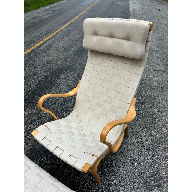 Bruno Mathsson Chaise Lounge and Ottoman. Set is probably about 10-15 years old and was in guest quarters of a home so did...