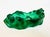 Boho Chic Art Nouveau Style Malachite Glass Bowl by Carlo Conte for František Halamas Železný Brod Workshops, 1940s For Sale - Image 3 of 11