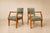 Pair of Caviúna Wood Armchairs in Thick Green Velvet, Brazil, Mid-20th Century - Lot 954 For Sale - Image 10 of 16