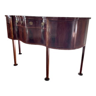 Antique Federal Mahogany Sideboard For Sale