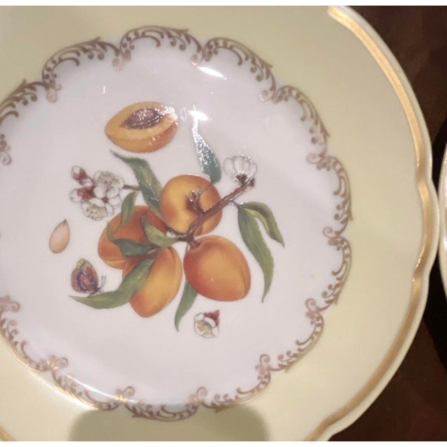Limoges, France Limoges Plates Set of 4 (Romance) For Sale - Image 4 of 5