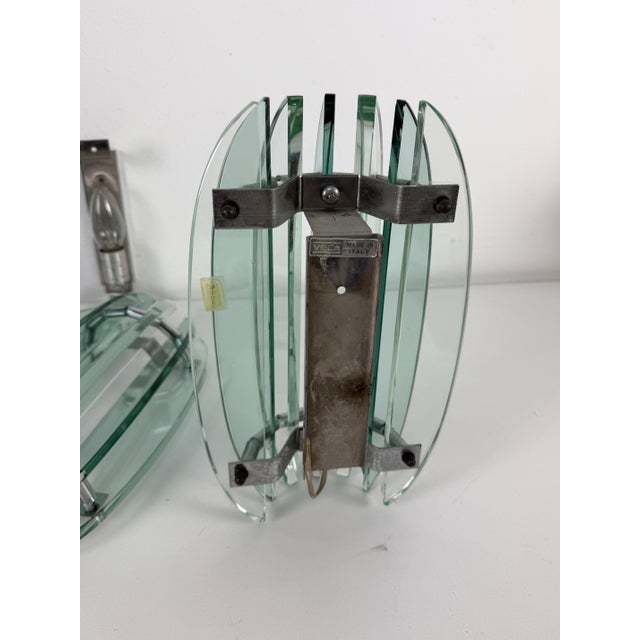 Wall Lamps in Murano Glass from Veca, Italy, 1970s, Set of 2 For Sale - Image 15 of 18