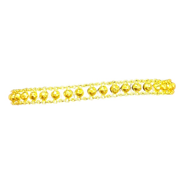 22 Karat Yellow Gold 7.7 Gm Link Bracelet Unisex For Sale