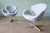 1970s 1971 Pair of Swan Chairs Arne Jacobsen for Fritz Hansen Danish Modern Swivel and Rock For Sale - Image 5 of 10