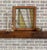 Authentic antique Stained Glass Prairie School geometric window panel in a solid wood frame. Perfect square architectural...