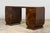 Brown French Art Deco Walnut Burl Pedestal Desk, 1930s For Sale - Image 8 of 18