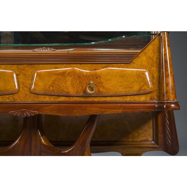 Dressing Table or Console with Mirror by Vittorio Dassi, 1950s For Sale - Image 13 of 14