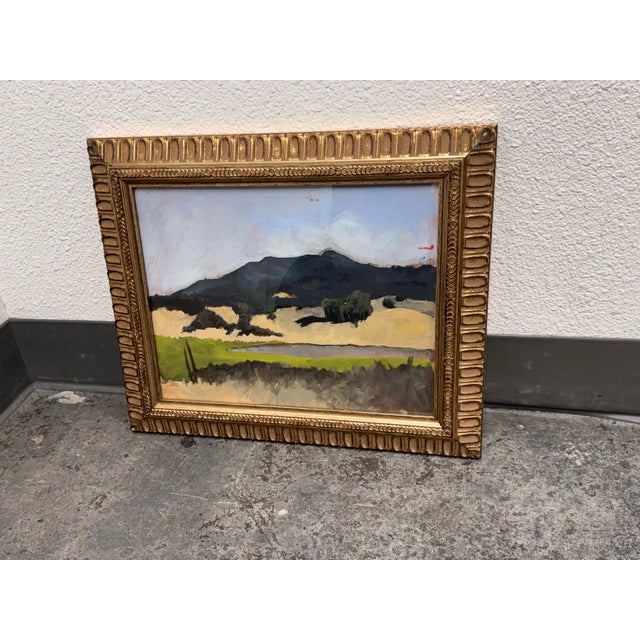 Design Plus Gallery presents a Modernist Expressionist Landscape Painting by unknown artist. This paining is depicting...