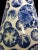 Ceramic Large Japanese Decorative Blue and White Porcelain Vases, Set of 2 For Sale - Image 7 of 14