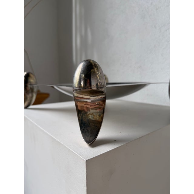 Vintage Silver-Plated Metal Fruit Bowl, 1970s For Sale - Image 18 of 18