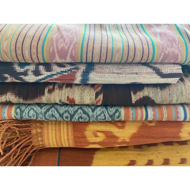 Textile Super Rare Cotton Ikat from Sumba Indonesia For Sale - Image 7 of 18