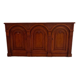 Vintage French Louis XVI Style Buffet Credenza, 1960s – Regency Style Cabinet For Sale