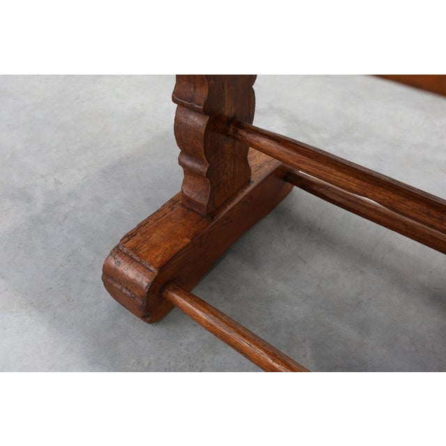 Antique 17th Century Oak Monastery Coffee Table, France For Sale - Image 11 of 13