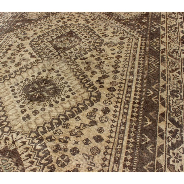 Keivan Woven Arts Vintage Persian Shiraz 5'2 X 7'9 For Sale - Image 11 of 13