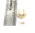 Late 20th Century Late 20th Century 18k Two Tone Pearl and Diamond Two Sided Clip Pendant For Sale - Image 5 of 5