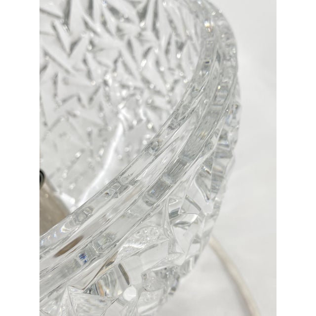 Ball Lamp in Faceted Crystal Glass, 1950s For Sale - Image 13 of 18