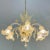 Murano Vintage Italian Glass Floral Chandelier After Murano For Sale - Image 4 of 8