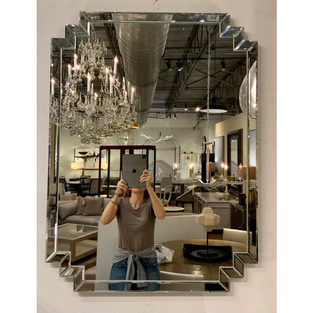Mirror Image Co. Modern Art Deco Inspired Wall Mirror Chairish