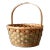 Vintage Splint Weave Basket For Sale