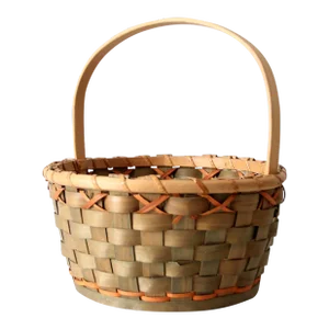 Vintage Splint Weave Basket