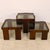 Cassina Glass Mod. 784 Nesting Tables by Gianfranco Frattini for Cassina, 1970s, Set of 3 For Sale - Image 4 of 8