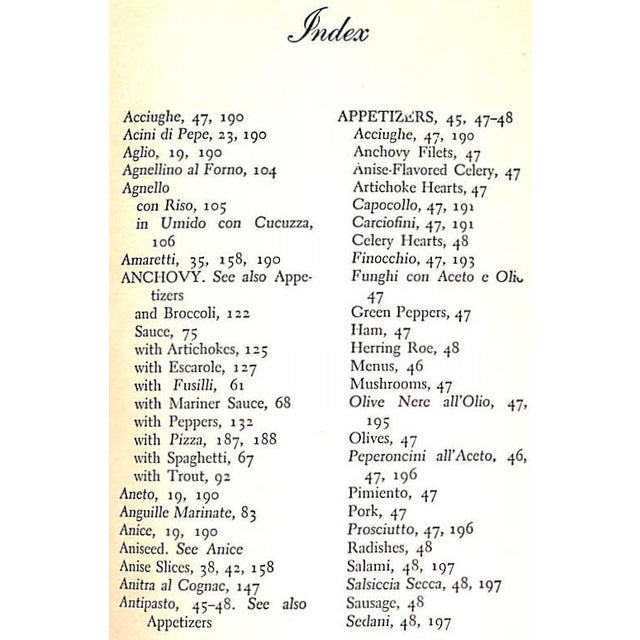 "The Art of Italian Cooking" 1953 Lo Pinto, Maria (Inscribed) For Sale In New York - Image 6 of 10