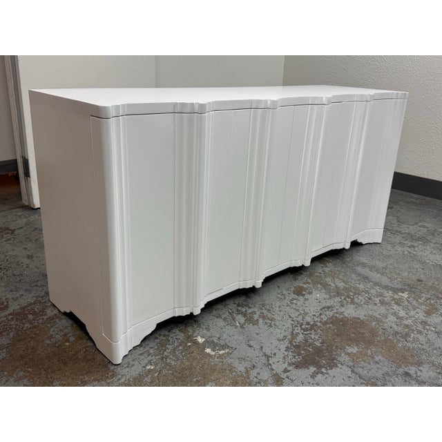 Oly Studio Oly Studio Jackson Buffet, White Enamel For Sale - Image 4 of 12