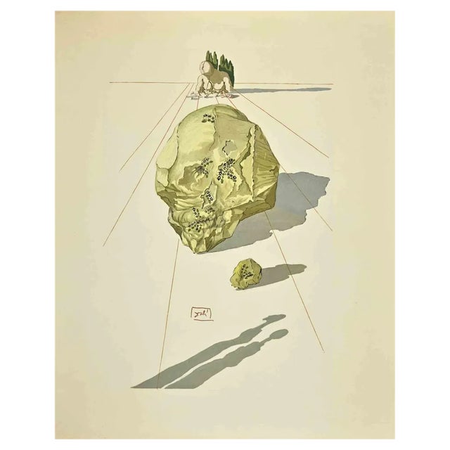 Salvador Dali, Ugolino, Woodcut Print, 1963 For Sale
