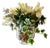 Faux Floral of Yellow Rose & Ivy in Antique Limoges Cachepot For Sale