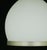 Modern Mid 20th Century Modern White Glass & Brushed Steel Semi Flush Mount Light For Sale - Image 3 of 10