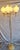Goldenrod Vintage Floor Lamp with Decorated Brass Frame and Four Opaque White Glass Shades, 1970s For Sale - Image 8 of 8