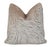 Mid-Century Modern Designer Jane Clayton Zebra Velvet Damask Feather/Down Pillow For Sale - Image 3 of 7