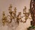 Pair of 19th Century French Louis XV Rococo Bronze Dore Eight-Light Wall Sconces For Sale - Image 4 of 13