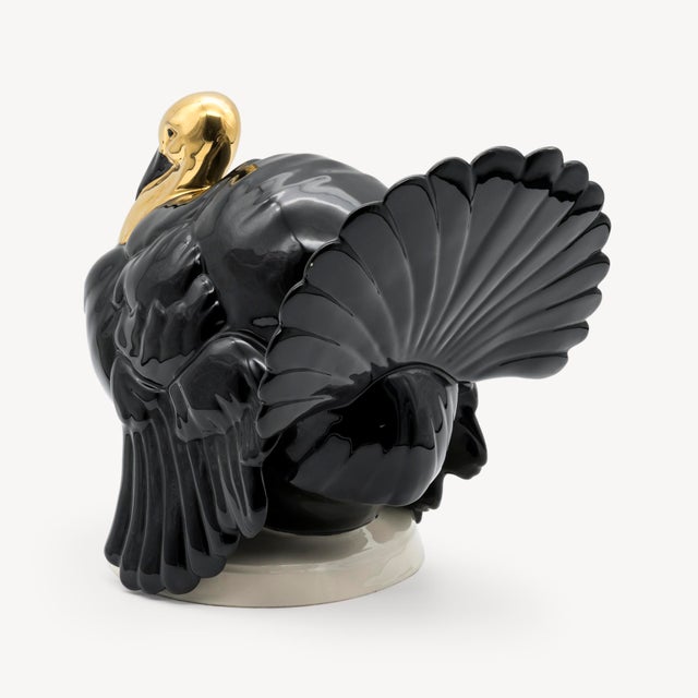 1980s Goebel Turkey Sculpture Model 32060-22, Germany, 1970s For Sale - Image 5 of 11