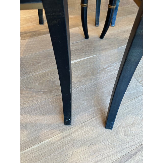 Late 20th Century Late 20th Century Baker "Governor Alston" Historic Charleston Collection Dining Chairs For Sale - Image 5 of 11