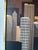 Brown 1970s Vintage Franco Modernist Cityscape Acrylic on Canvas Painting – Gold Aluminum Frame For Sale - Image 8 of 11