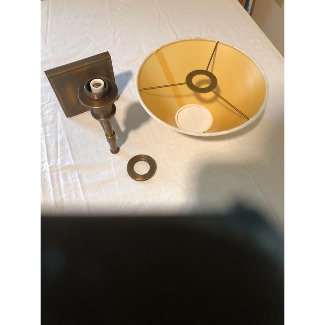 Restoration Hardware Sconces - Pair with Shades. Uses mini candelabras bulbs.