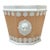 Vintage Vista Alegre Portugal Octagonal Porcelain Cache Pot Bright Peach For Sale