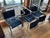 1950s Six Vintage Breuer Attributed Leather Laced Back Chairs For Sale - Image 5 of 5