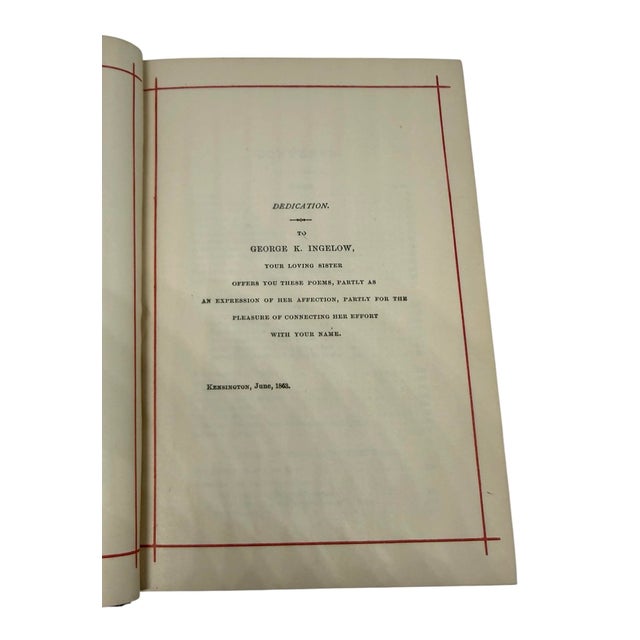 Mid 18th Century The Poetical Works of Jean Ingelow Published New York Thomas Y. Cromwell 1863 For Sale - Image 5 of 12