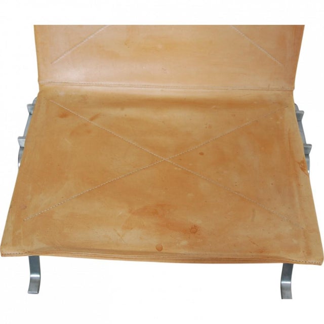 PK-22 Chair in Natural Leather by Poul Kjærholm, 1990s For Sale - Image 10 of 18