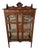 Art Nouveau Display Case in Mahogany For Sale