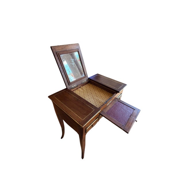 Extremely Rare 18th Century French Provincial ‘Table De Coiffeuse’ (Dressing Table). For Sale - Image 4 of 14